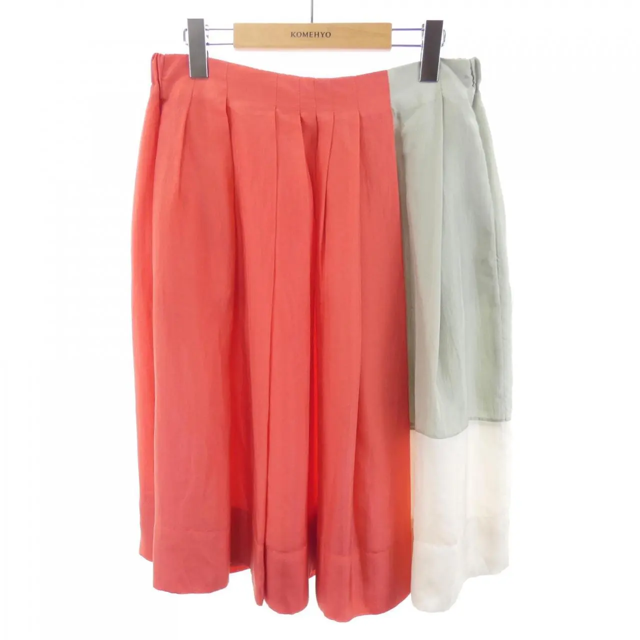 Pre-owned FENDI Silk Small Leather Goods Skirt