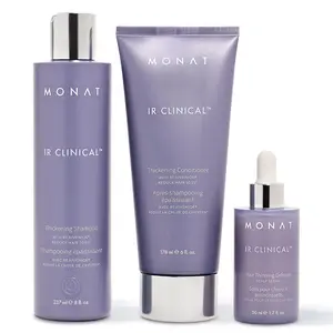 MONAT IR Clinical System - Thickening Shampoo, Conditioner & Scalp Serum for Fuller, Thicker Hair in 60 Days. 1 Pack. Volume Repair Haircare