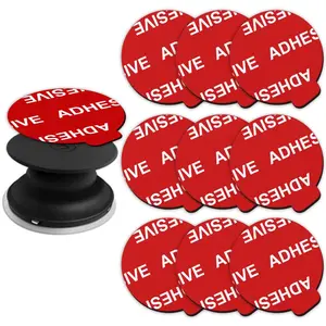 AZXYI Very High Bond Sticky Adhesive, 9 Pack Adhesive Replacement for Socket Base, 1.4 inches Double Sided Sticker Tapes for Phone Collapsible Grip & Stand Base
