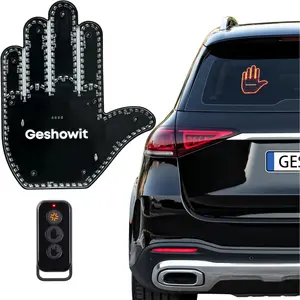 Accessories for Men,  Finger Light with Remote - Give The Bird & Wave & Love to Drivers -  Accessories, Finger Flicker LED Hand Gesture Signs, Ideal  for Men and Women