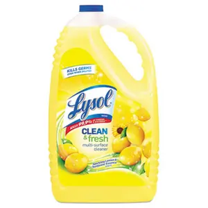 212 MAIN Reckitt Benckiser Professional 77617EA 144 oz Dilutable Lemon-Scented Clean & Fresh Concentrated Multi-Surface Cleaner, Kills Germs, Household Use