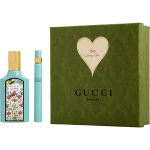 Gucci Flora Gorgeous Jasmine Set-Eau De Parfum Spray 1.6 Oz & Eau De Parfum Spray 0.33 Oz Mini For Women