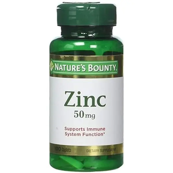 Nature's Bounty, Zinc 50mg, Immune System Skin and Antioxidant Health Support, 100 Count