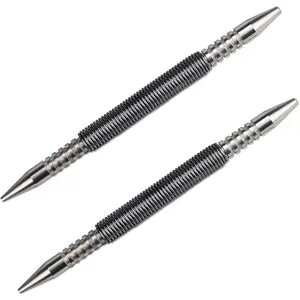2 count Dual   Setter Spring Loaded  Set Spring  Punch Hammerless Tool Kit 3/32?& 1/8? Tools 3500 PSI Striking Force Counter Punch