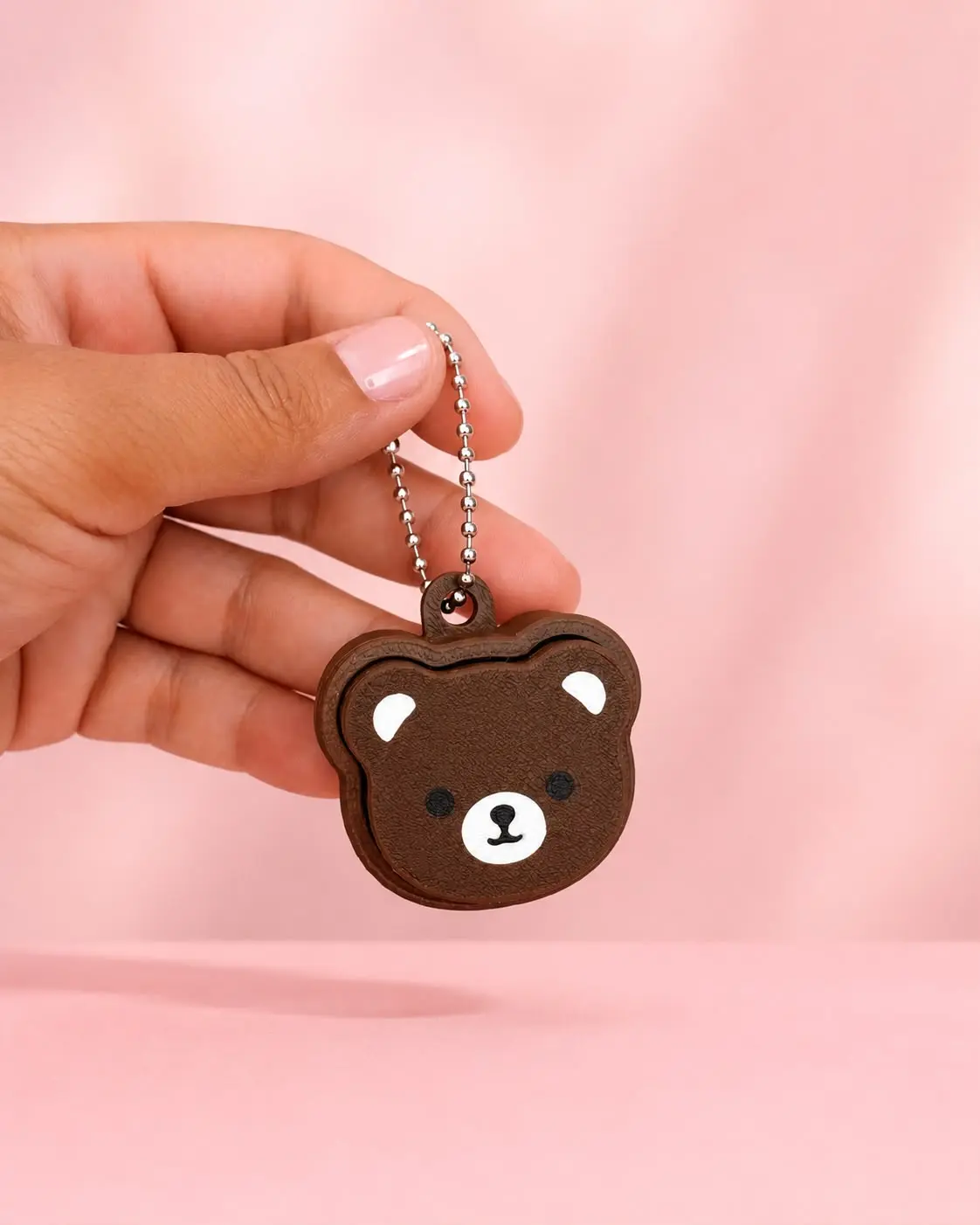 Bear Clicker Keychain-Satisfying Fidget Toy