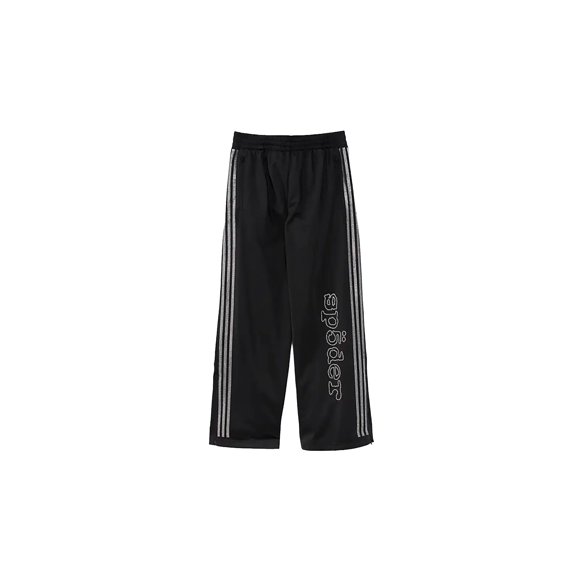SP5DER Rhinestone Track Pants "Black" KQ8324