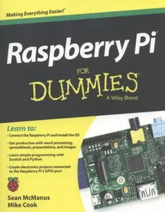 USED-Raspberry Pi for Dummies by Sean McManus (Paperback)