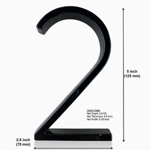Relief Doorplate, Zinc Alloy Material, Metal Address Sign, Wall Metal Plaque, Outdoor Door Number Plate 0-9, Durable and Stylish Home Accessory