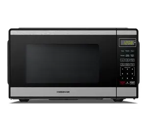 Farberware 0.9 cu. ft. Black & Stainless Steel Microwave