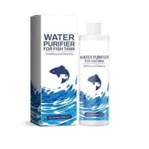 Fish tank water clarifier - Aquarium water clarifier for household use - Fish tank dirt removal and cleaning agent