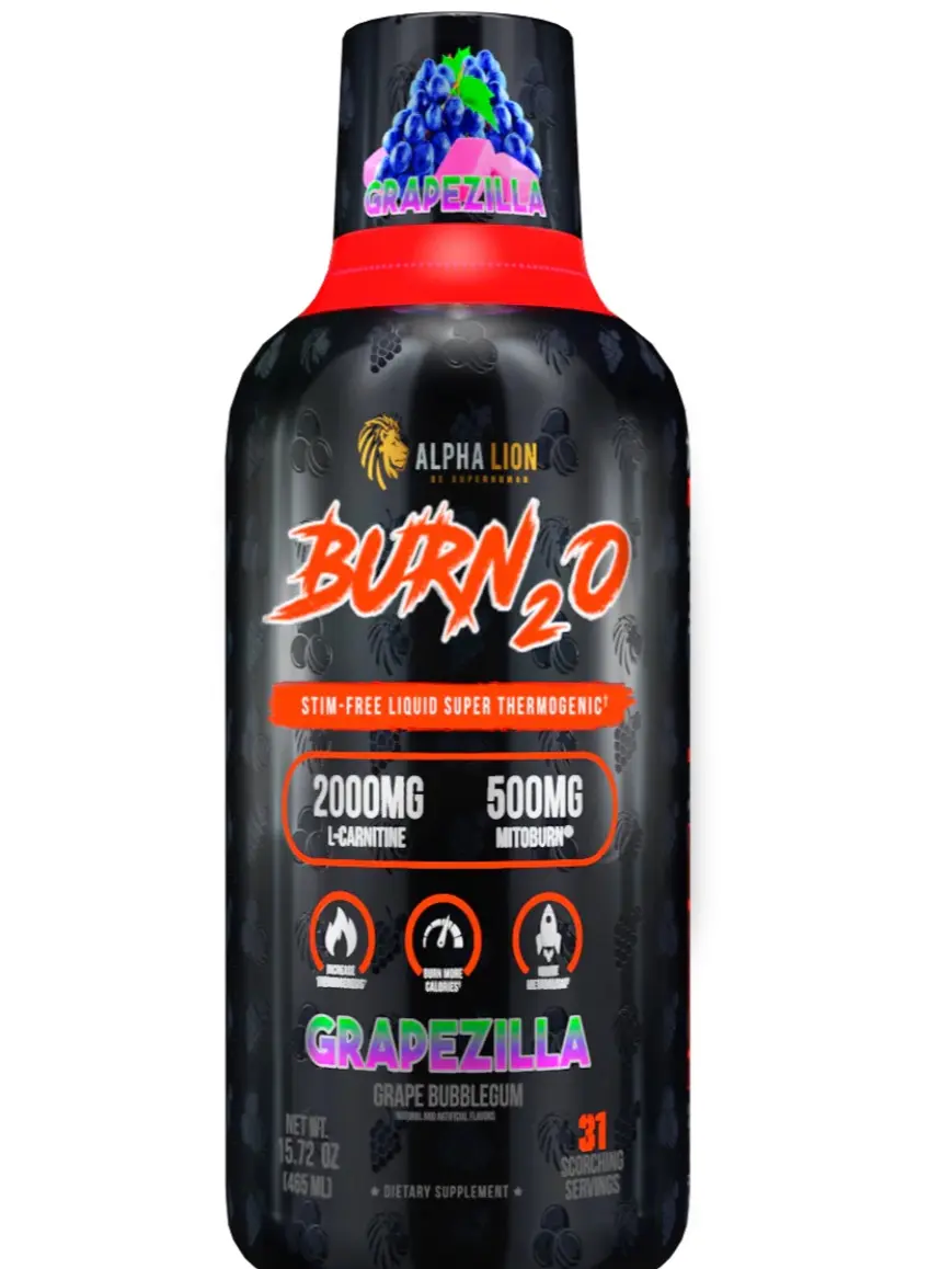 Alpha Lion Burn 2.0 Non-Stimulant L-Carnitine 31 Servings,summerwins