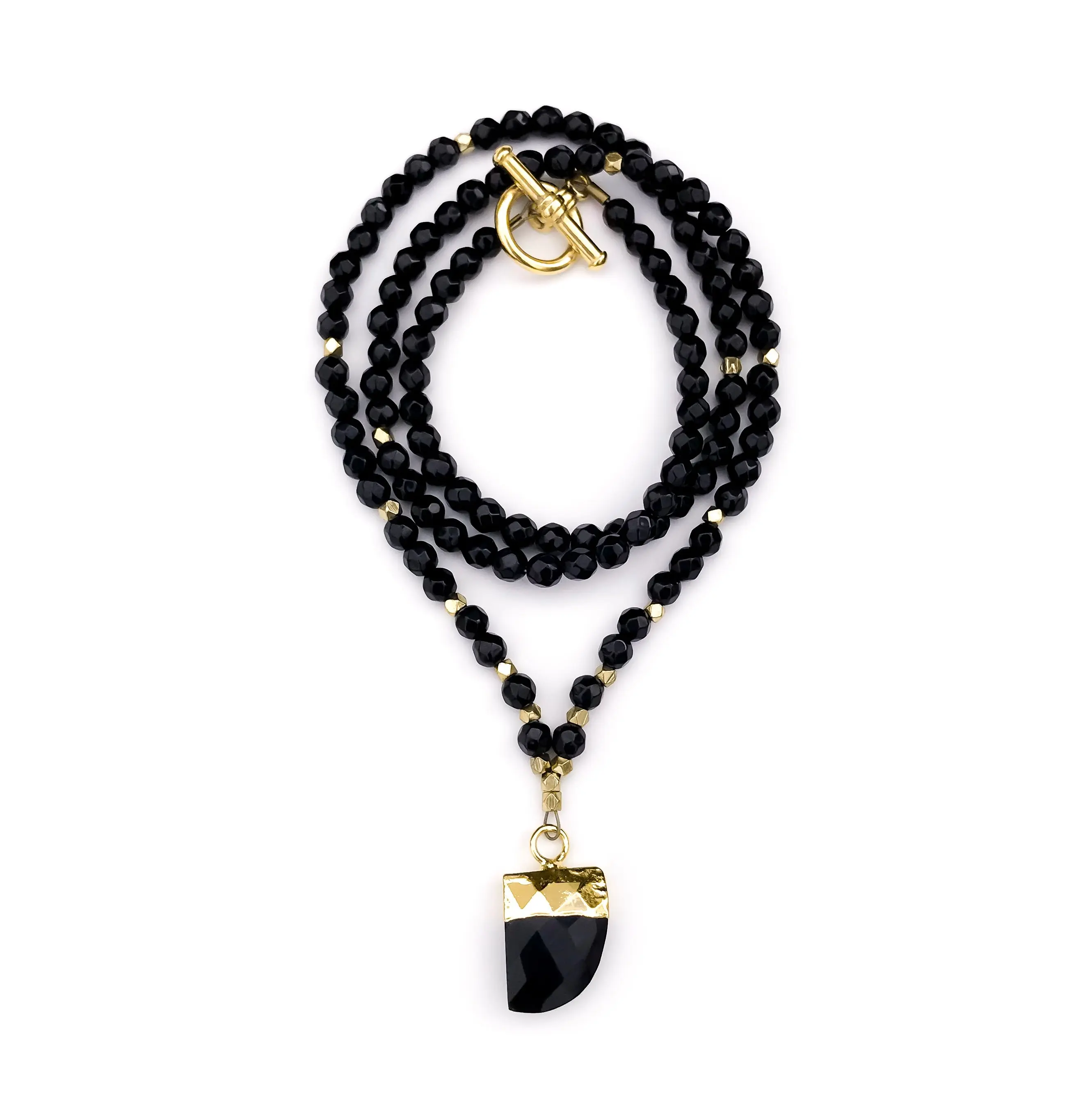 Divine Harmony Black Onyx Necklace