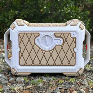 "Diamonds" - Custom EVA Foam Routed Speaker Shell for Ecoxgear Defender