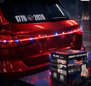 America 250th Anniversary Car LED Sign, Eagle US Flag, Programmable App Control, Patriotic 1776-2026 Design Display Panel Car Windshield