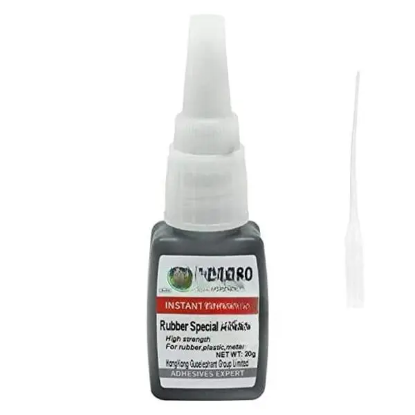 Rubber Glue, Rubber Adhesive, for bonding Between Rubber and Rubber, Rubber and Other Material. Instant Super Glue for Rubber, Tire, DIY Crafts, Rubber Edge, Rubber Tube, Rubber Product,etc.