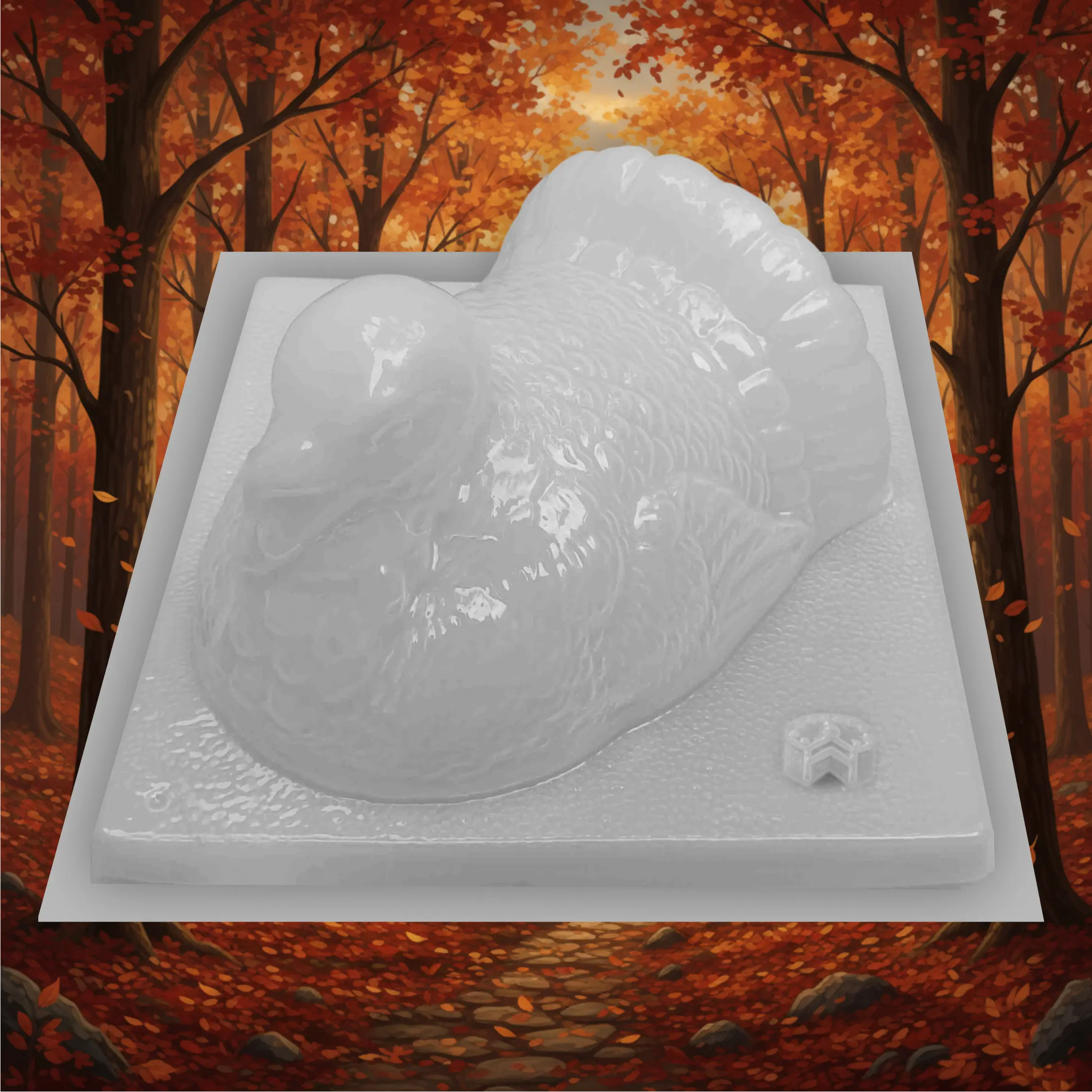 Realistic Turkey Gelatin Plastic Mold