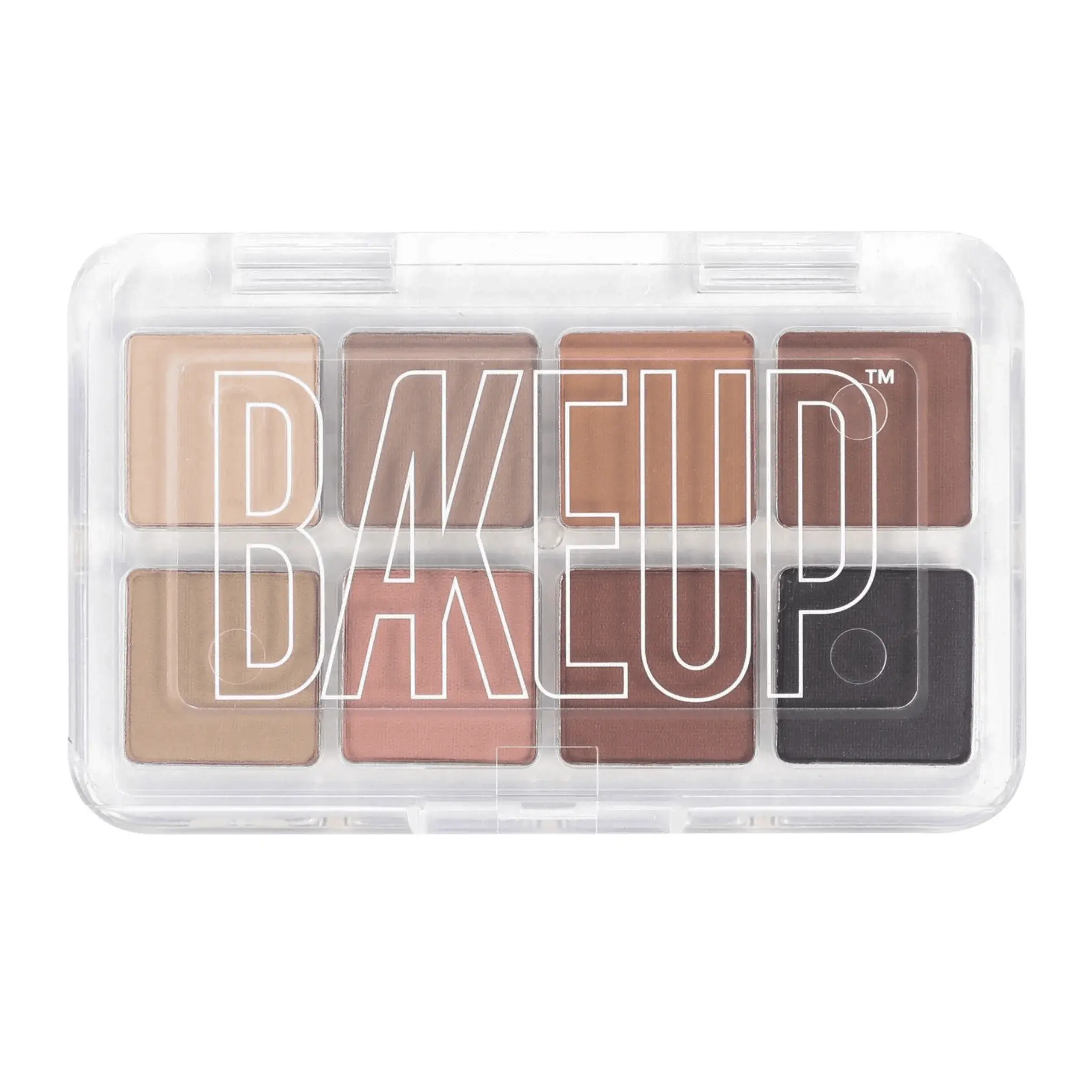 Desert Road Trip Eyeshadow Palette, Titanium-Infused Vegan Formula with 8 Dune & Saddle Tones, Compact for Road Trips, Highly Pigmented Palette, Dirt, Charred, Cabin, Dust, Wild Rose, Cruelty Free, Palm Sized, Credit Card Size, Smokey, Cosmetic, Wipe