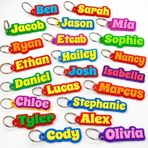 Personalized 3D Printed Name Keychain | Custom Name Tag for Backpack, Keys & Gifts