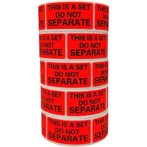 Do Not Separate Labels – 1 x 2 – 500 Stickers per Roll – High-Visibility