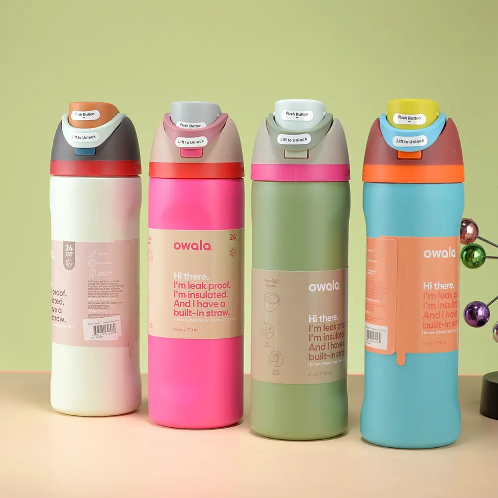 Owala  FreeSip 24/32oz Insulated Water Bottle | Leakproof Flip Straw | 10 Colors