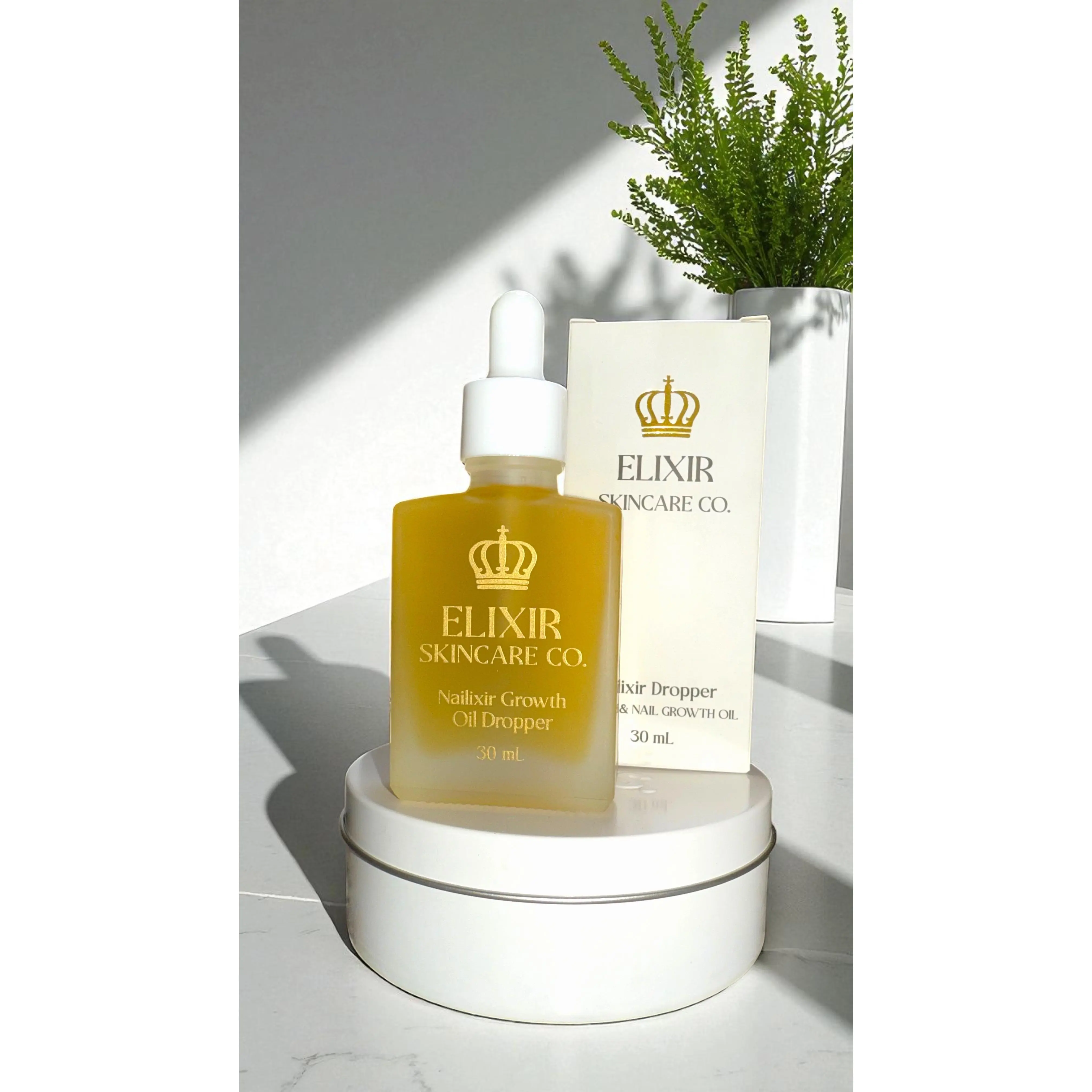 Nailixir Starter Set – Dropper + Pen | Plant-Based Cuticle Oil Duo
