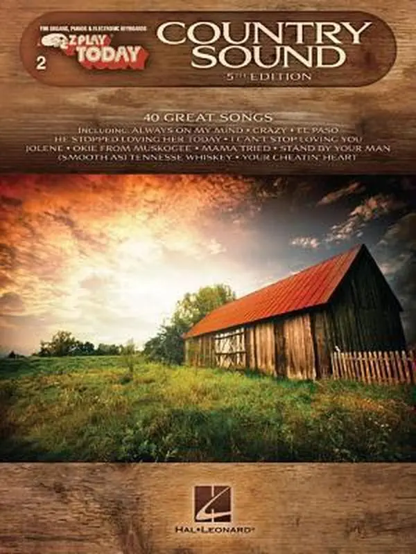 Used 5th Edition Music Book - Country Sound: E-Z Play Today Volume 2 by Hal Leonard Publishing Corporation, Very Good Condition Paperback English Books