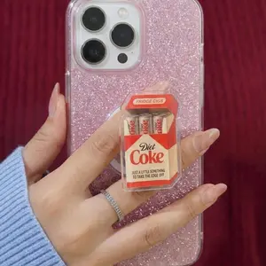 Just a Fridge Cigg Diet Coke Magnetic Phone Grip, Sarcastic Meme Phone Grip, Give me a Diet Coke Phoen Grip, Emotional Coke Lover Phone Grip
