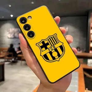 B-Barcelona logo Phone Case Cover for Samsung S26 S25 S24 FE S23 S22 S21 plus S20 Ultra Note20Ultra Black soft shell
