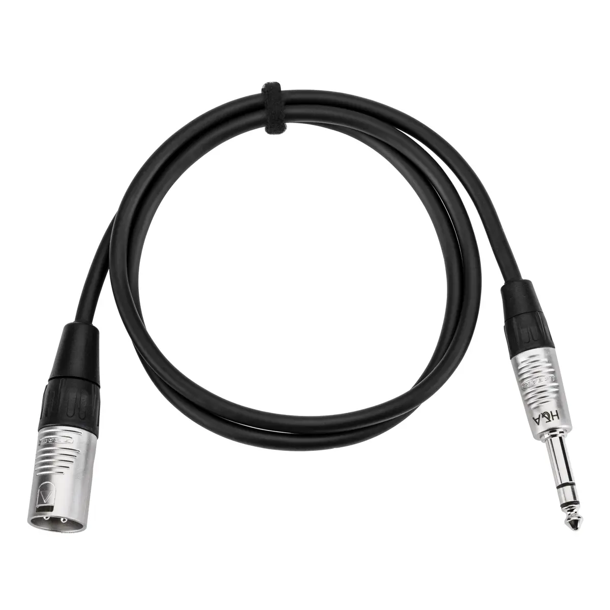 H&A Platinum Pro TRS 1/4" Male to XLR Male Interconnect Cable with Rean by Neutrik Connectors 3'