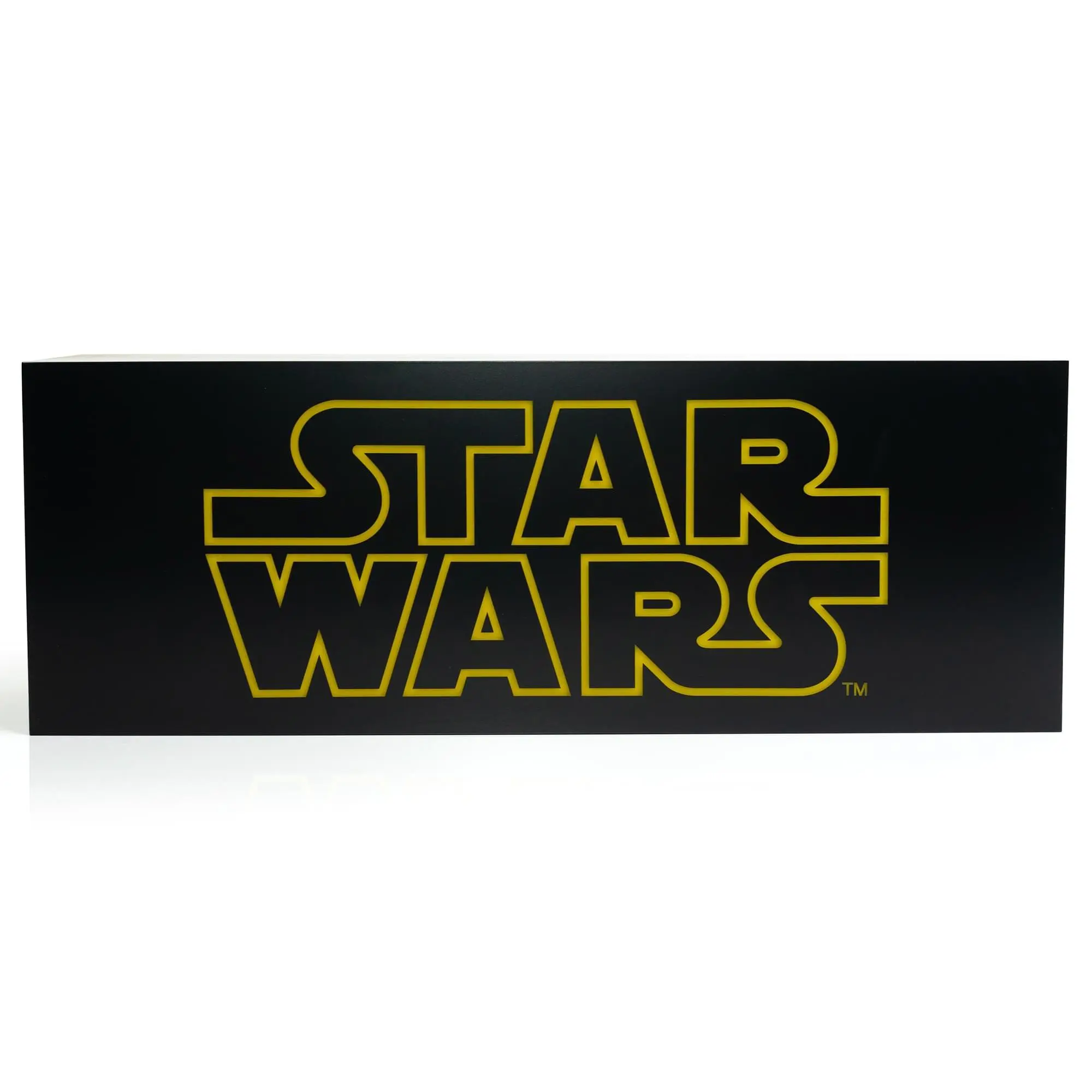 Star Wars Official Logo 17-Inch Light Box | Electric/USB Mood Light