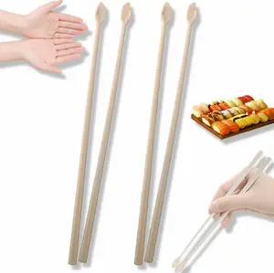 【2 Pairs】Funny Tiny Hands & Cute Cat Paw Chopsticks - Unique Non-Slip Reusable Helping Hands for Kids & Adults - Creative Kitchen Gift for Sushi & Ramen Lovers