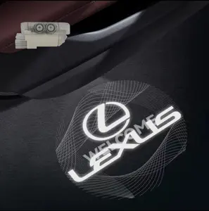 2pcs for Lexus Dual-lens dynamic Car Door Lights Logo Projector Never Fade Ultra-clear LED Door Welcome Projector Lights Compatible with for LS2006-2024,ES2007-2024,IS2006-2024,LX2007-2024,RX2007-2024,GS2012-2024,GX2010-2024,RC2014-2024.