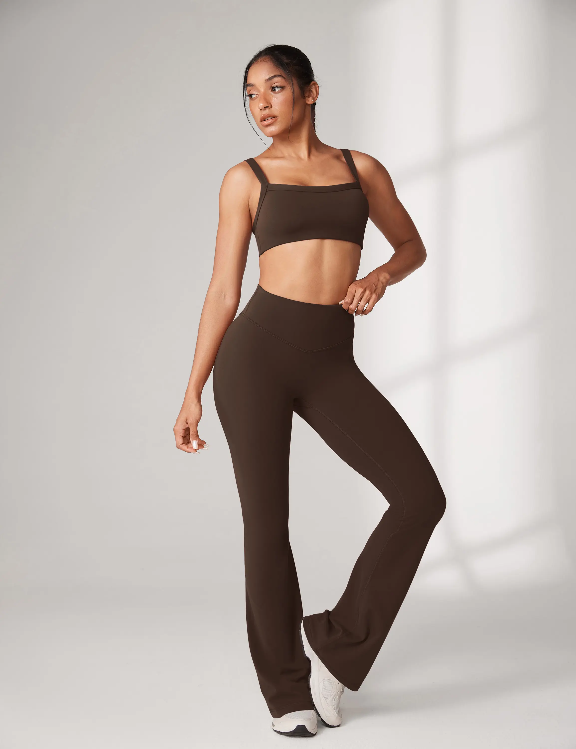 Hugcurve No Front Seam Flare Leggings 33.5''