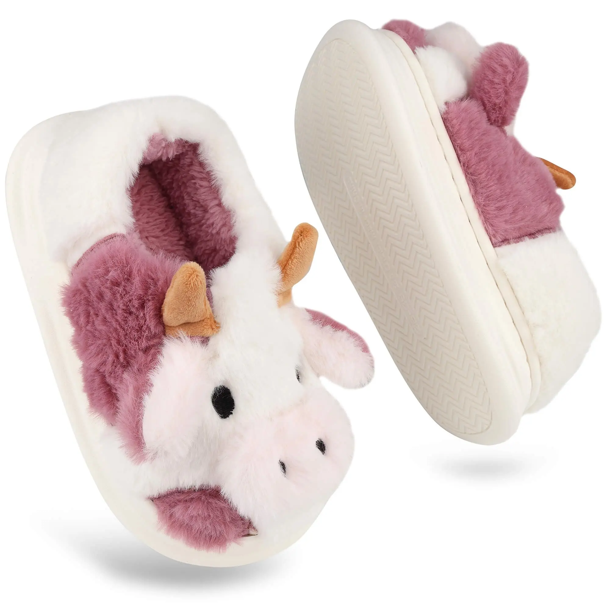 DIOLV Home Slippers for Women, Cute Chic Animal Print Linen Slides, Breathable Casual Slip On with Memory Foam, Flexible and Soft, Funny Gift for Wife and Daughter, Girlfriend, Indoor Shoes