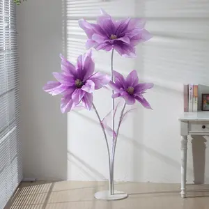 Large Artificial Flower Decoration, Vibrant Colors, Durable Floor Decor, Perfect for Weddings, Holidays & Events, Stylish Home Decor