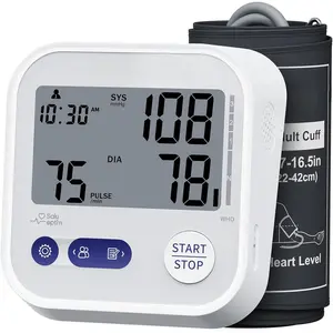 Blood Pressure Monitors for Home Use Upper Arm, 8.7"-16.5" BP Cuff with 245 Sets for 3 Users, Large Display Automatic Digital Blood Pressure Machine with Batteries