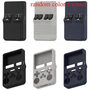 Shockproof Game Console Case, Anti-Slip R36s Handheld Game Console Cover, Ergonomic Silicone Sleeve, 3 Colors Available, Portable Gaming Accessory