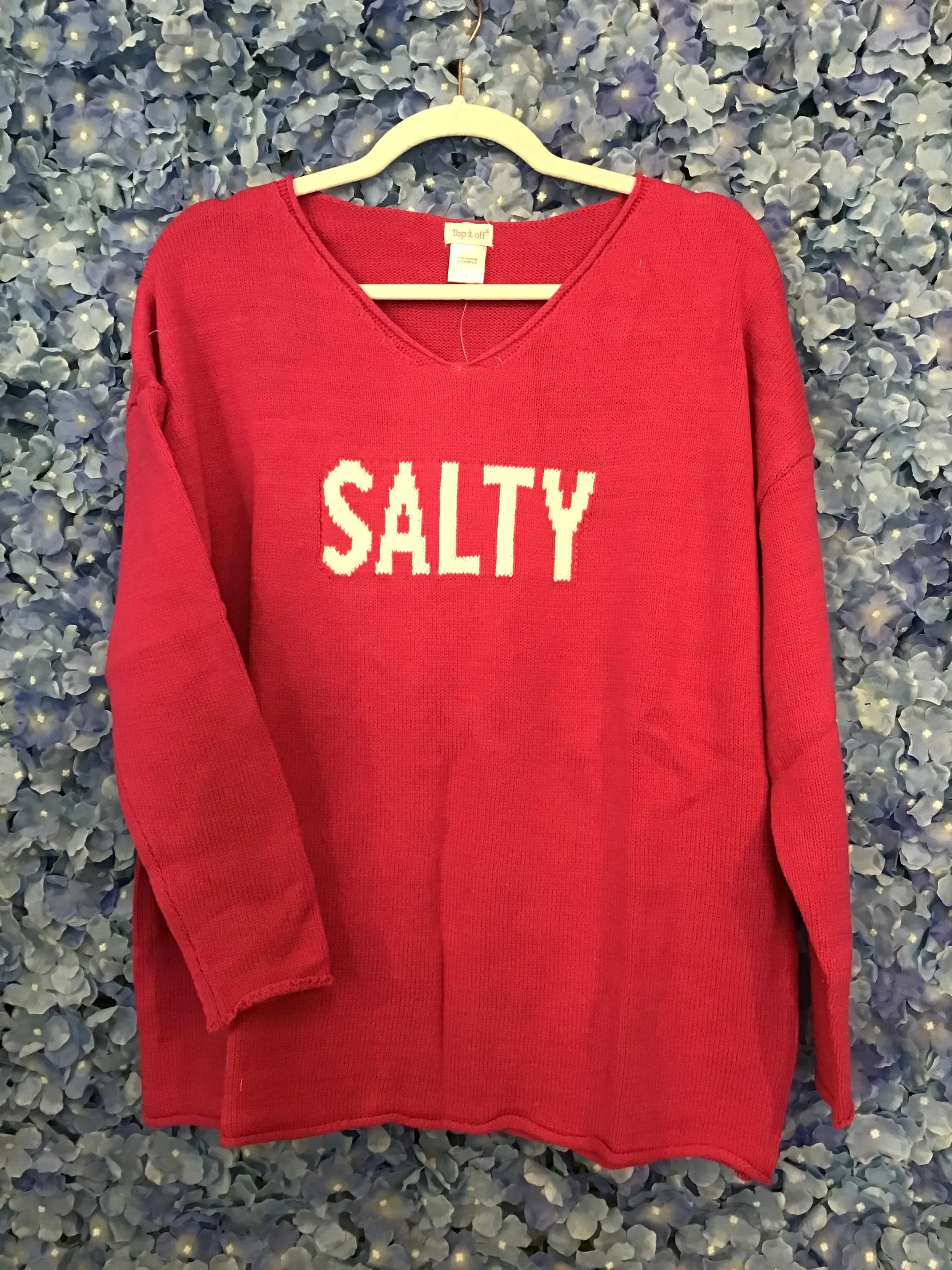 Perfectly pink salty sweater
