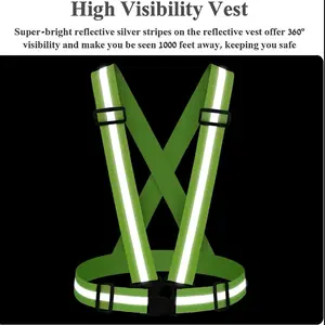 4 Pack Of High Visibility Vest Straps