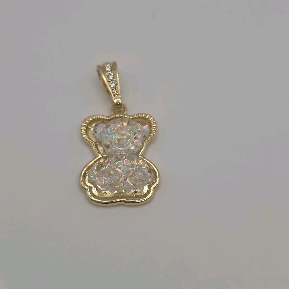 BEAR beautiful style pendant only gold-plated  fancy design