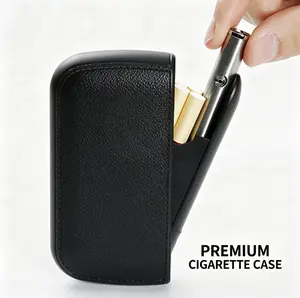 Portable Cigarette Case Waterproof Cigarette Holder, 10pcs Capacity Crush-Proof Cigarette Pouch for Outdoor Travel Daily Carry, Moisture-Proof Cigarette Box for Men Women