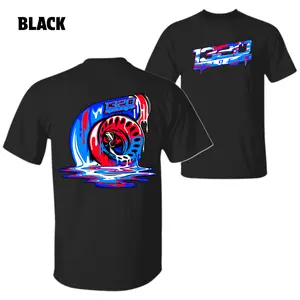 1320 Video Turbo T-Shirt – 1320 Logo with Melting Turbocharger Red Blue Graphic, Perfect for Car Enthusiasts and Street Racing Fans, Unisex T-Shirt for Drift, Speed and Racing Lifestyle, Menswear Tops