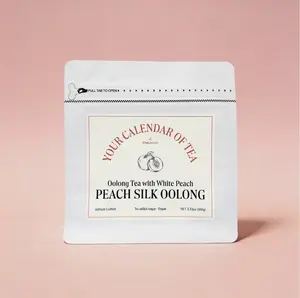 CHALENDAR Peach Silk Oolong Tea Natural White Peach Flavor Oolong Loose Leaf 1pack/100g,Hot Brew Fruit Tea,Cold Brew Fruit Tea ,1/2/3 Pack
