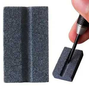 V-Shape Groove Dart Sharpening Stone, Durable, Robust, Available in 1/3/5 Pieces, Essential Dart Accessories for Precision Performance, Serious Players