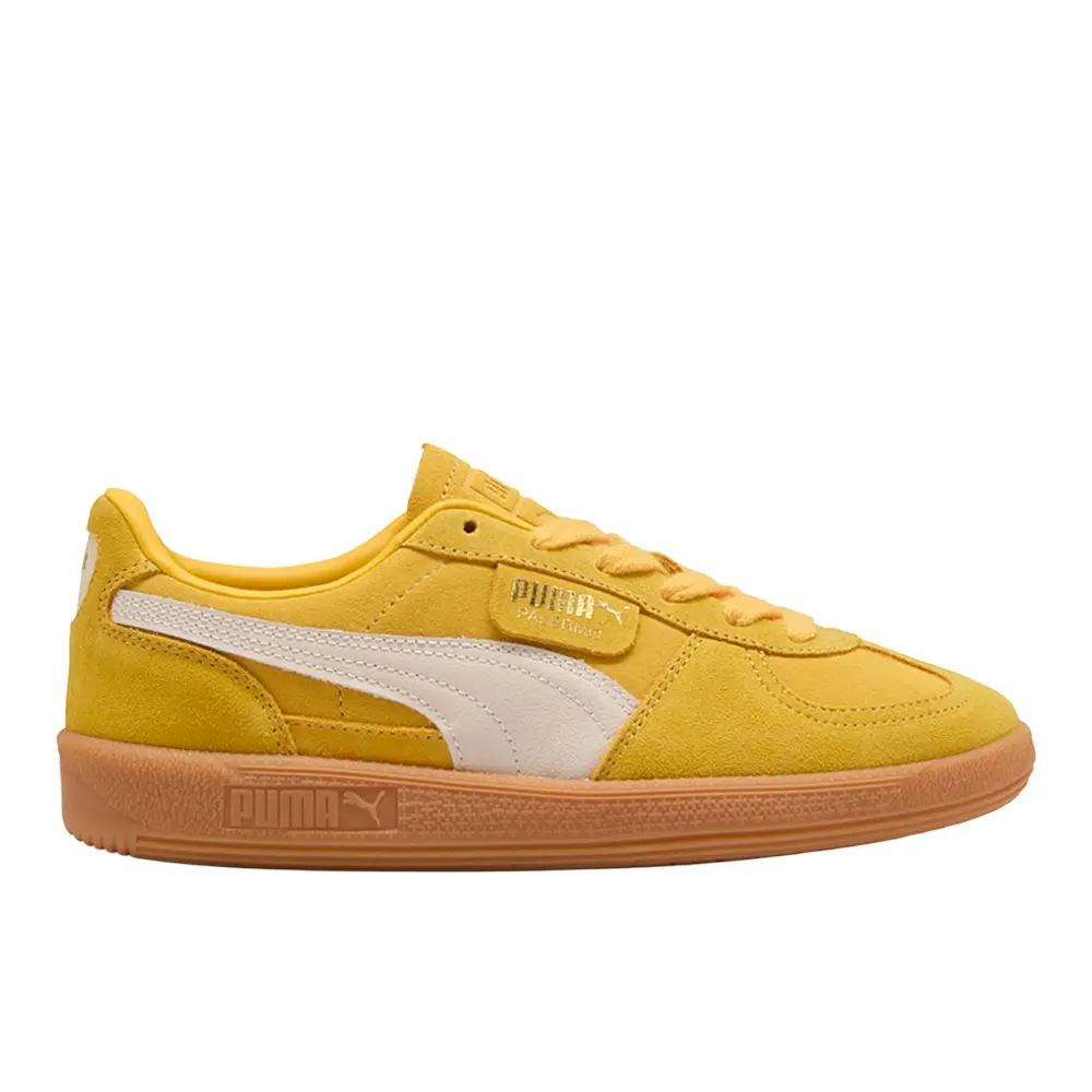PUMA Mens Palermo Lace Up Sneakers Shoes Casual - Yellow
