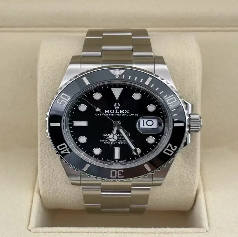 ‮ XELOR  ‬Submariner Date 41mm Black Ceramic Bezel Oyster Bracelet Black Dial Oyster Perpetual Automatic Men Dive Watch