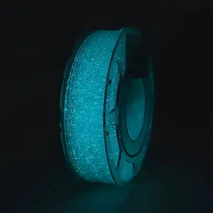 Glow in the Dark PLA Filament 200g – Green & Blue Luminous 3D Printer Filament, Bubble-Free, Low Shrinkage PLA for FDM 3D Printers, Smooth Printing & Multi-Color Effect