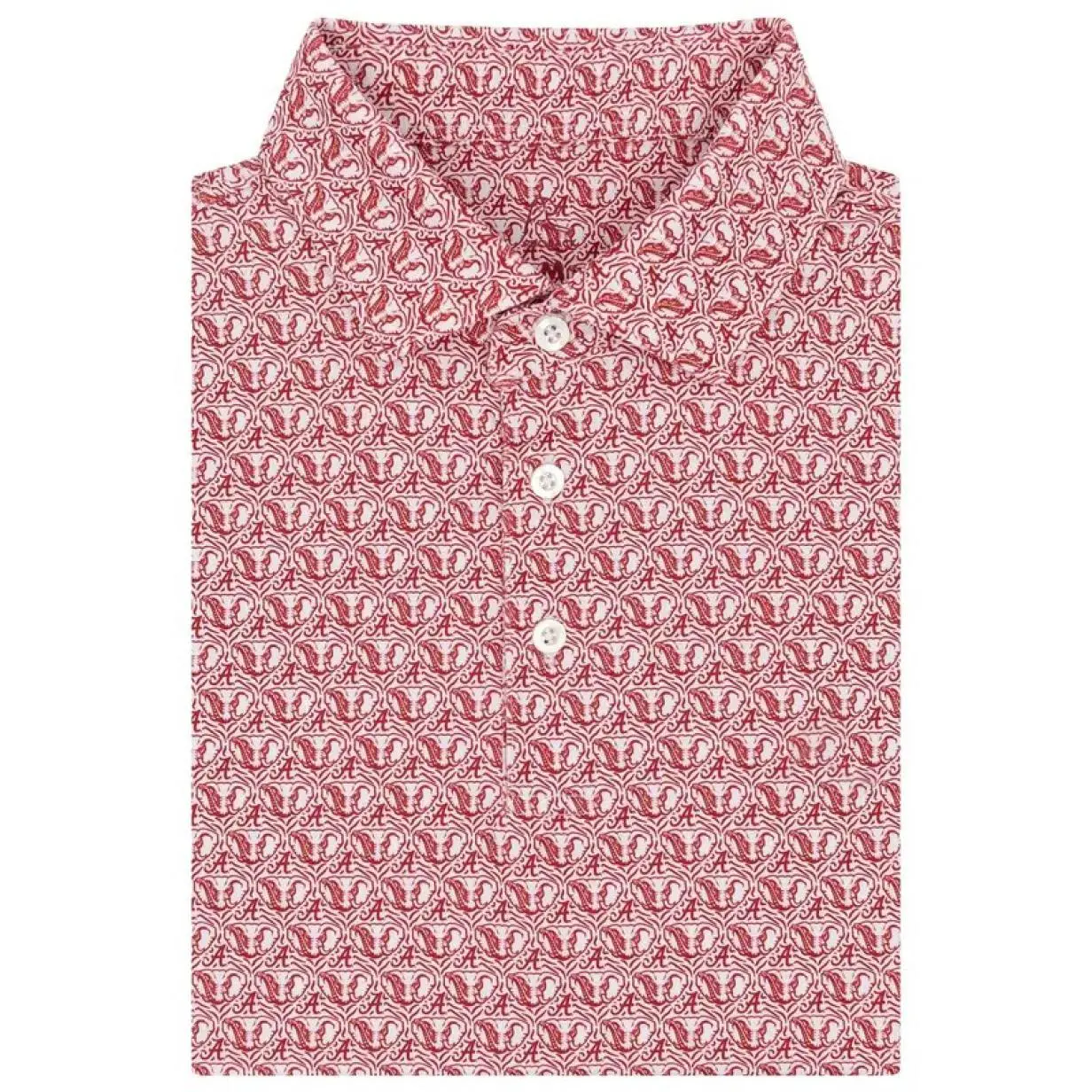 Crimson Tide Men’s Polo Shirt, Alabama Collegiate Gameday Casual Apparel