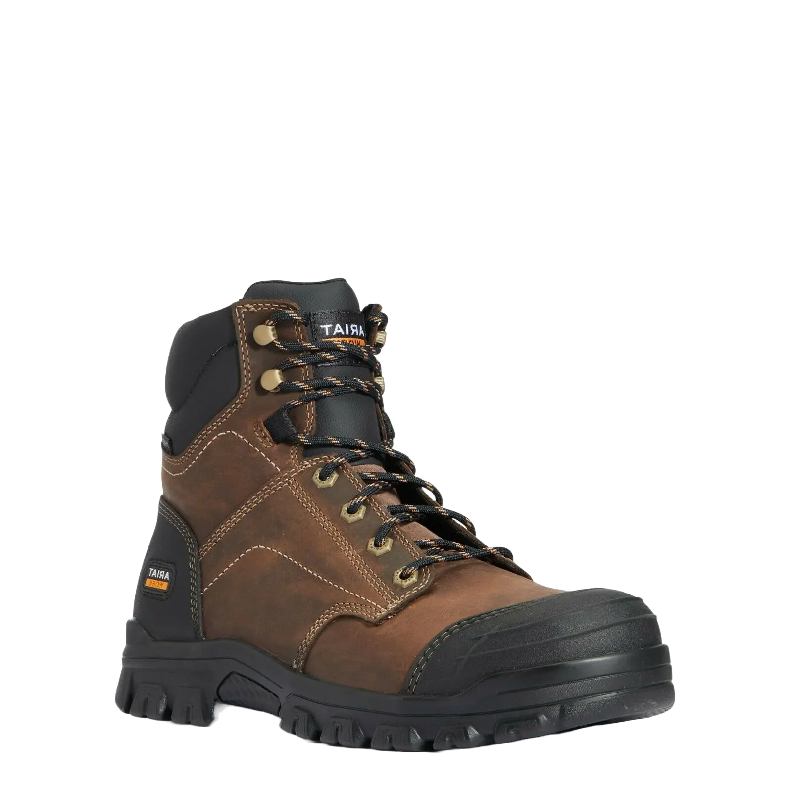 Ariat Men's Treadfast 6" Steel Toe Brown Leather Work Boots 10034671 Ariat Men's Treadfast 6" Steel Toe Brown Leather Work Boots 10034671