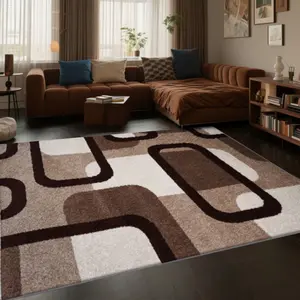 Velvet Soft Comfort Rug, Nordic Geometric Vintage Print Carpet, Home Decor Mat, Living Room Large Rug, Sofa Pad, Bedroom Bedside Mat, Soft Area Rug, Geometric Pattern Rug, Decorative Rug